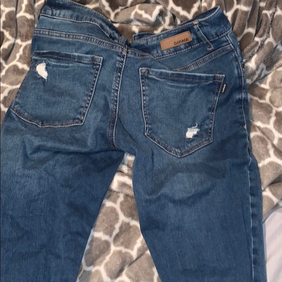 Garage Mid Rise Ripped Jeans - Picture 2 of 2